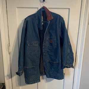 Carhartt Fleece Lined Denim Jacket